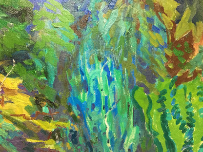 Oil painting Garden Glushchenko Nikolay Petrovich