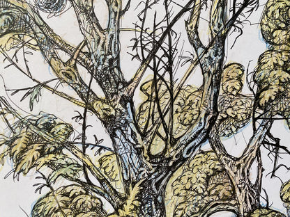 Pencil ,Ink, painting August  Litvinov Oleg Arkad'yevich