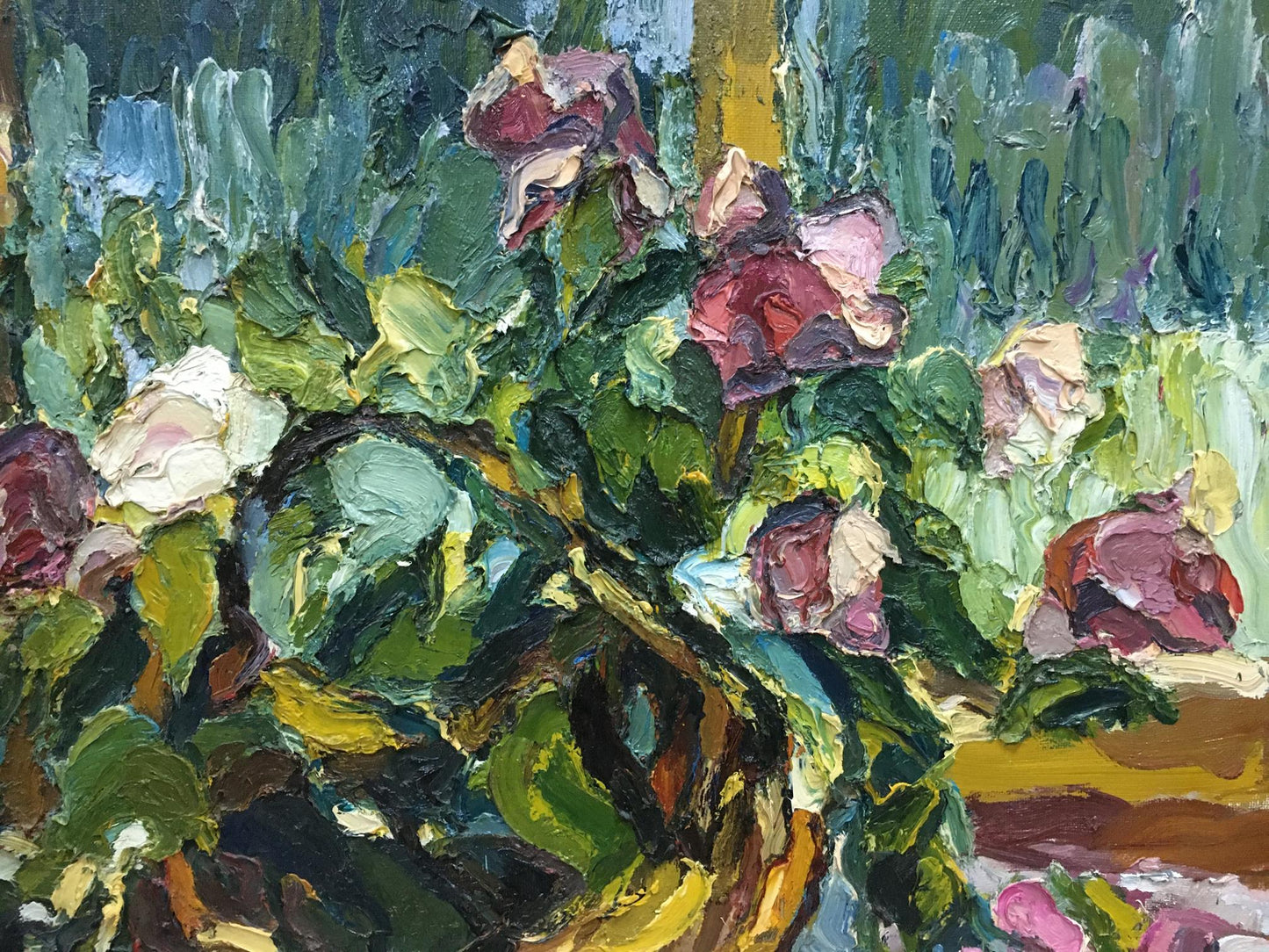 Oil painting Flowers Sergey Dupliy