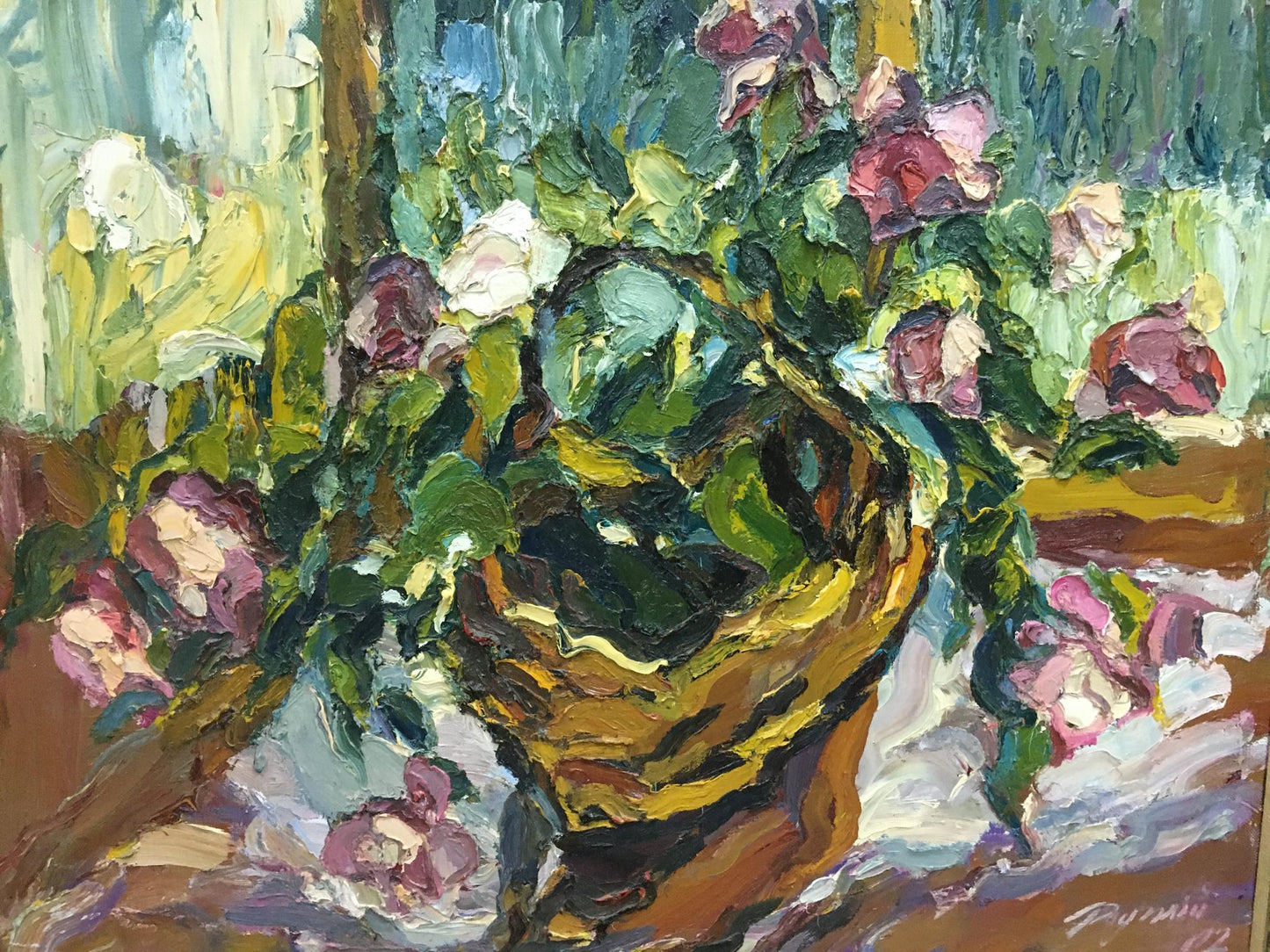 Oil painting Flowers Sergey Dupliy