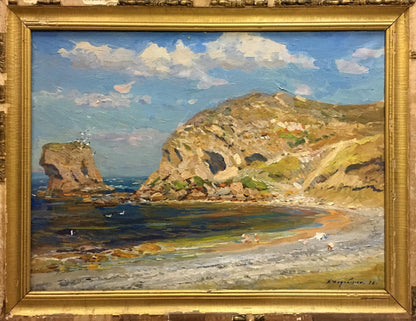 Lev Pavlovich Khodchenko's oil painting "Coast"