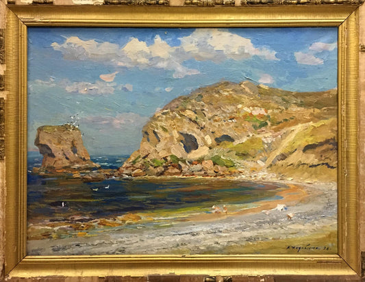 Lev Pavlovich Khodchenko's oil painting "Coast"