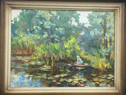 Oil painting Cleaning Pivtorak Sergey