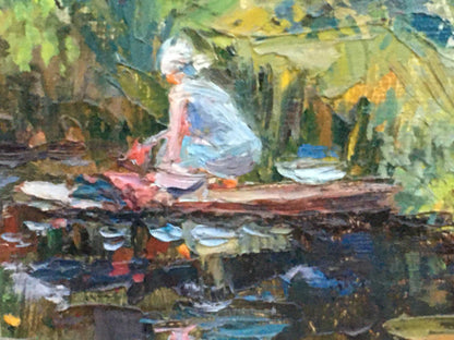 Oil painting Cleaning Pivtorak Sergey