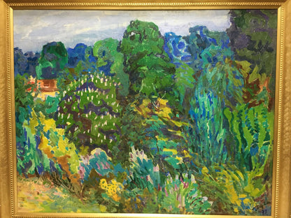 Oil painting Garden Glushchenko Nikolay Petrovich