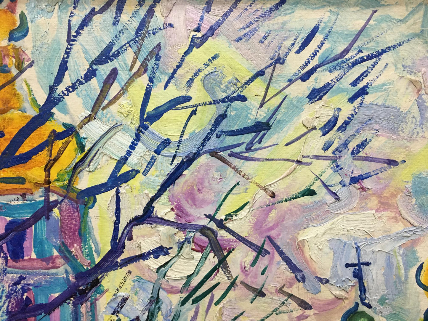 Oil painting Landscape with a church Glushchenko Alexander Nikolaevich