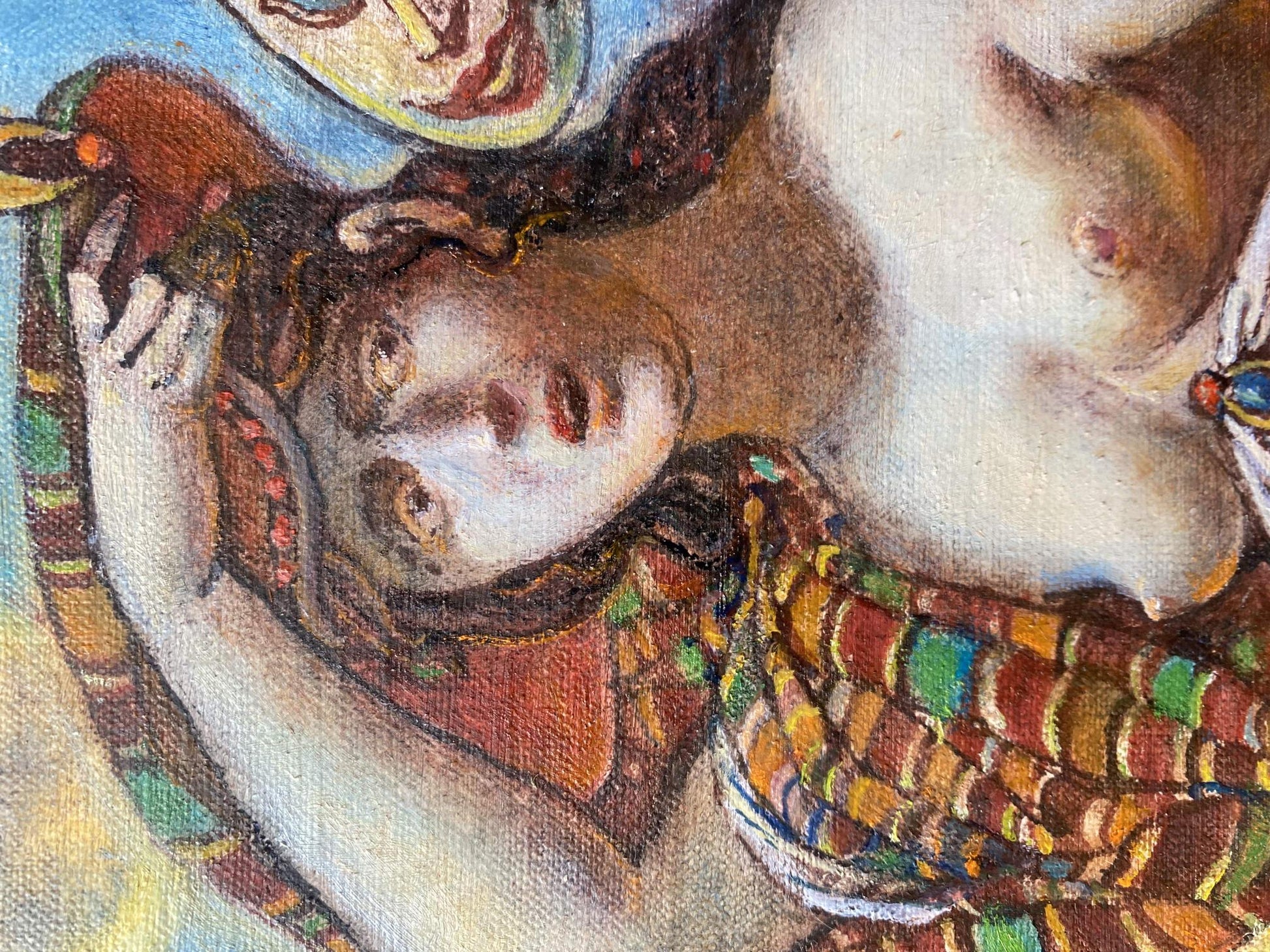 Oil on Canvas: Moon by Oleg Arkad'yevich Litvinov