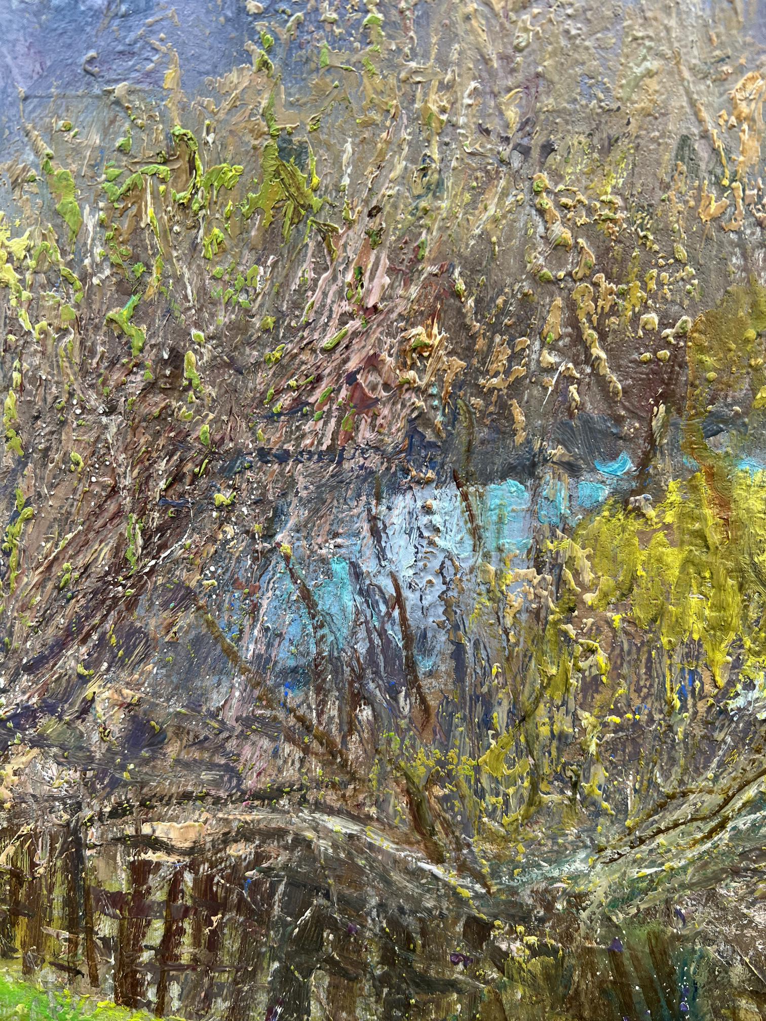 Oil painting rural life