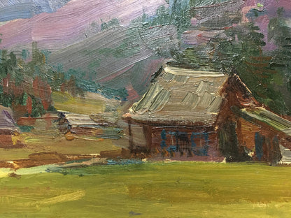 Oil painting Mountain landscape Glushchenko Nikolay Petrovich