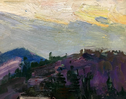 Oil painting Mountain landscape Glushchenko Nikolay Petrovich