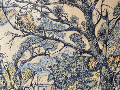 Ink, pencil painting October Litvinov Oleg Arkad'yevich
