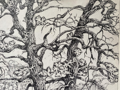 Ink, painting "Series of paintings"Landscape with a goat" Litvinov Oleg Arkad'yevich