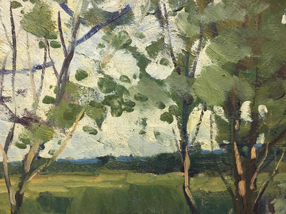 Oil painting In summer Polurezov G.I.