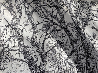 Ink, painting Abandoned corner Litvinov Oleg Arkad'yevich