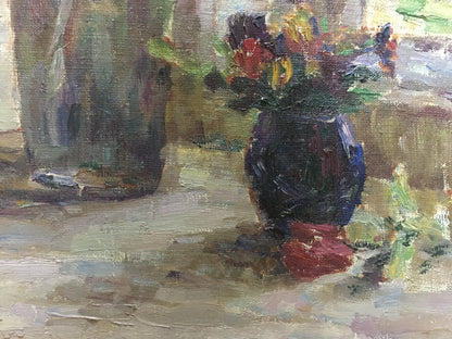 Oil painting Still life of roses Kurnakov Georgy Vasilievich