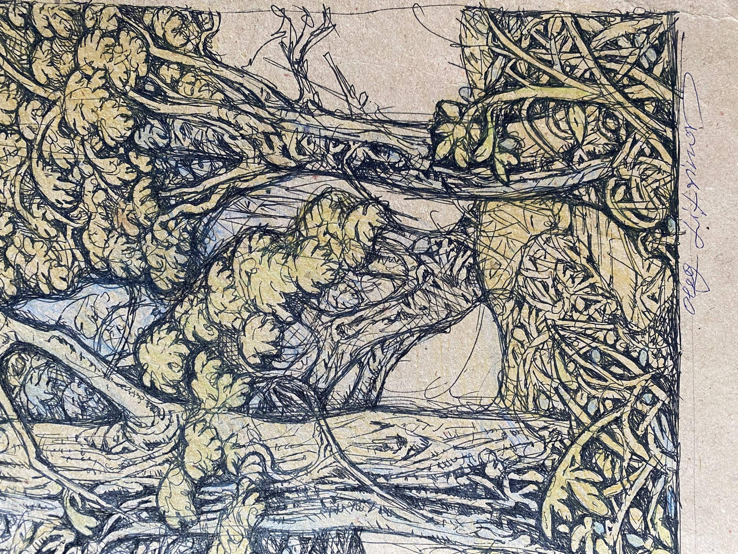 Watercolor, Ink painting Landscape Litvinov Oleg Arkad'yevich