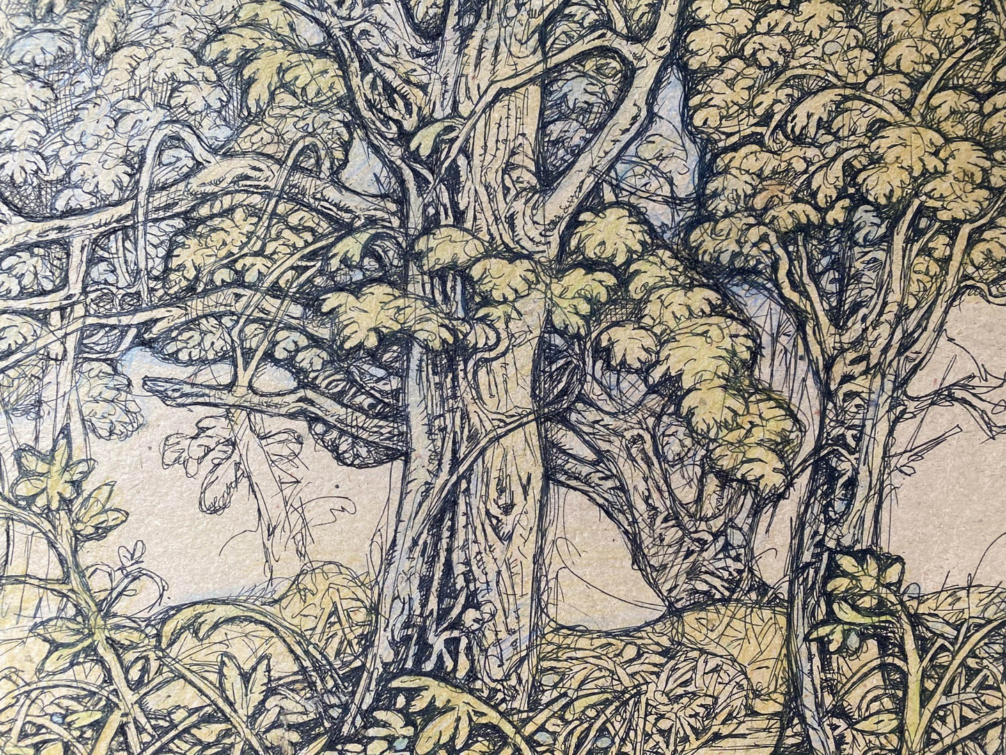 Watercolor, Ink painting Landscape Litvinov Oleg Arkad'yevich