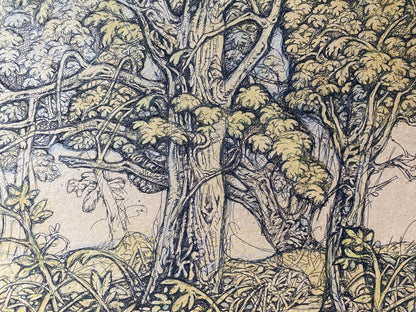 Watercolor, Ink painting Landscape Litvinov Oleg Arkad'yevich