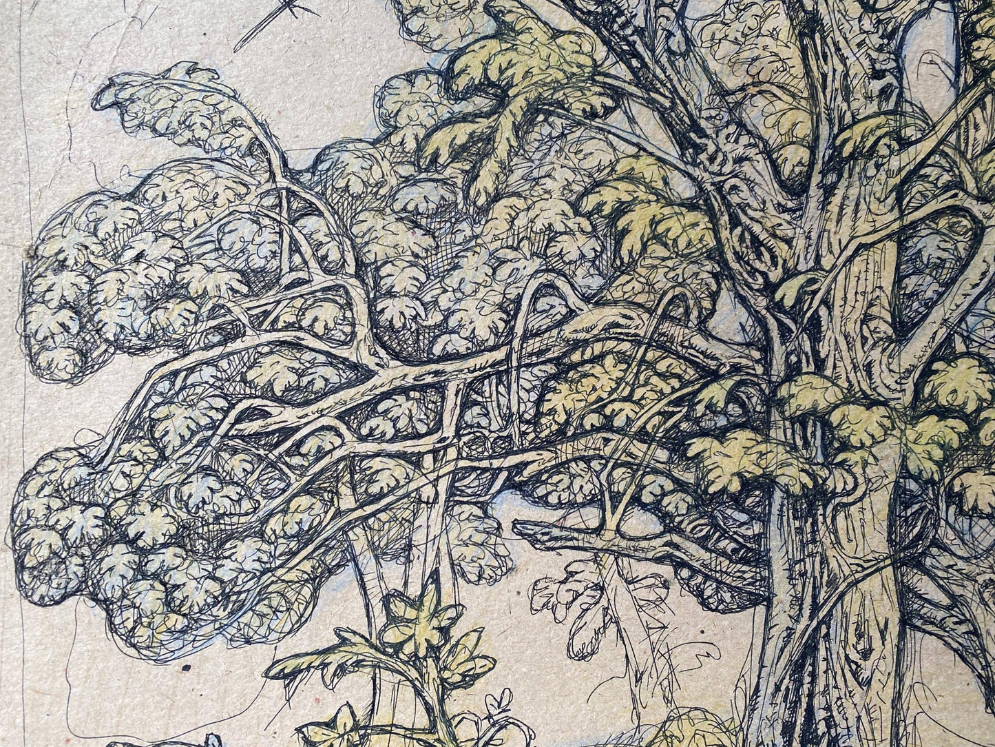 Watercolor, Ink painting Landscape Litvinov Oleg Arkad'yevich