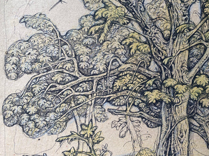 Watercolor, Ink painting Landscape Litvinov Oleg Arkad'yevich