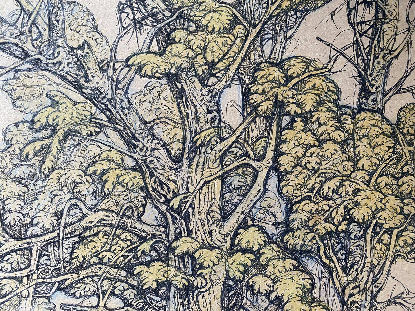 Watercolor, Ink painting Landscape Litvinov Oleg Arkad'yevich