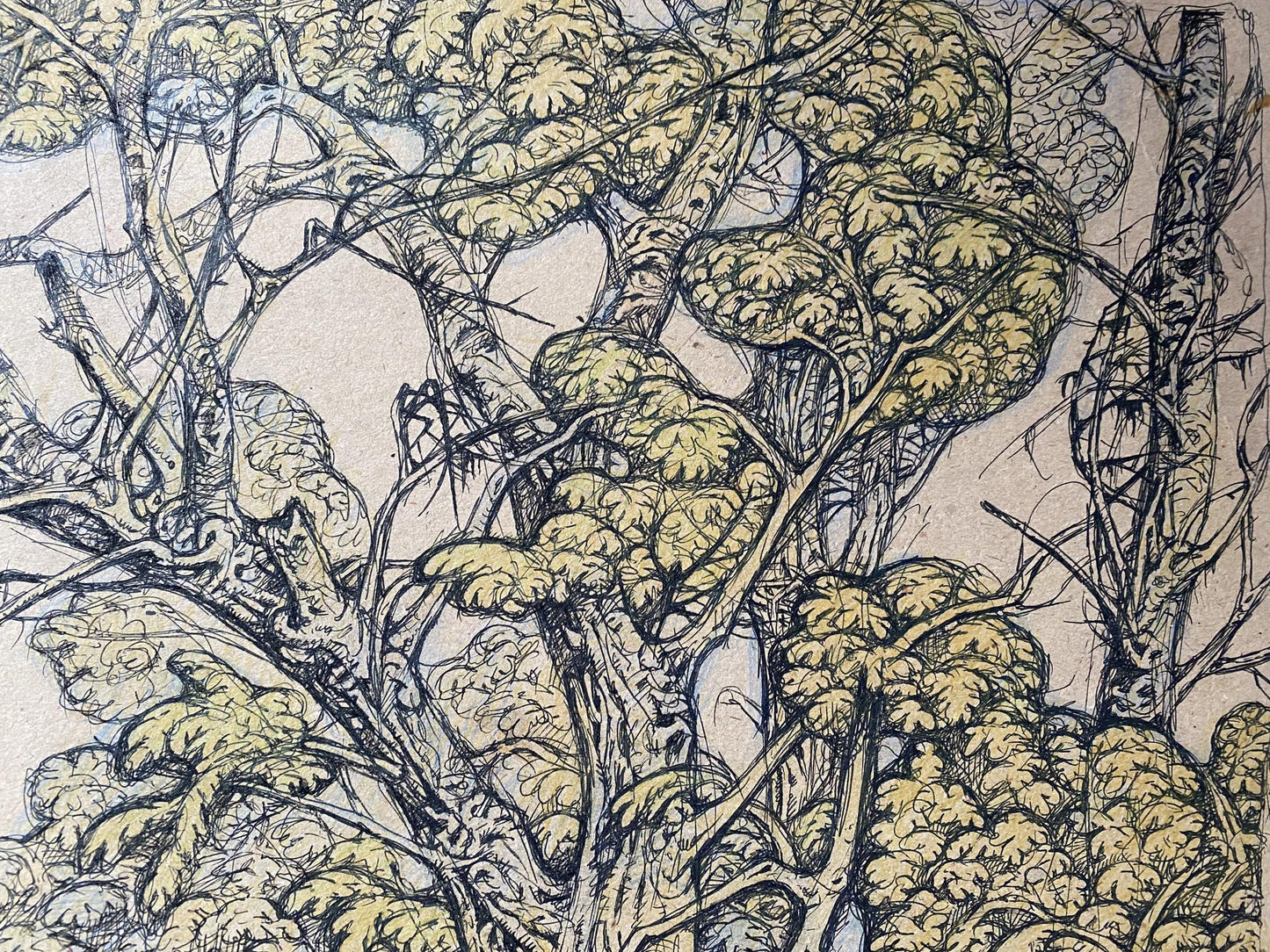 Watercolor, Ink painting Landscape Litvinov Oleg Arkad'yevich