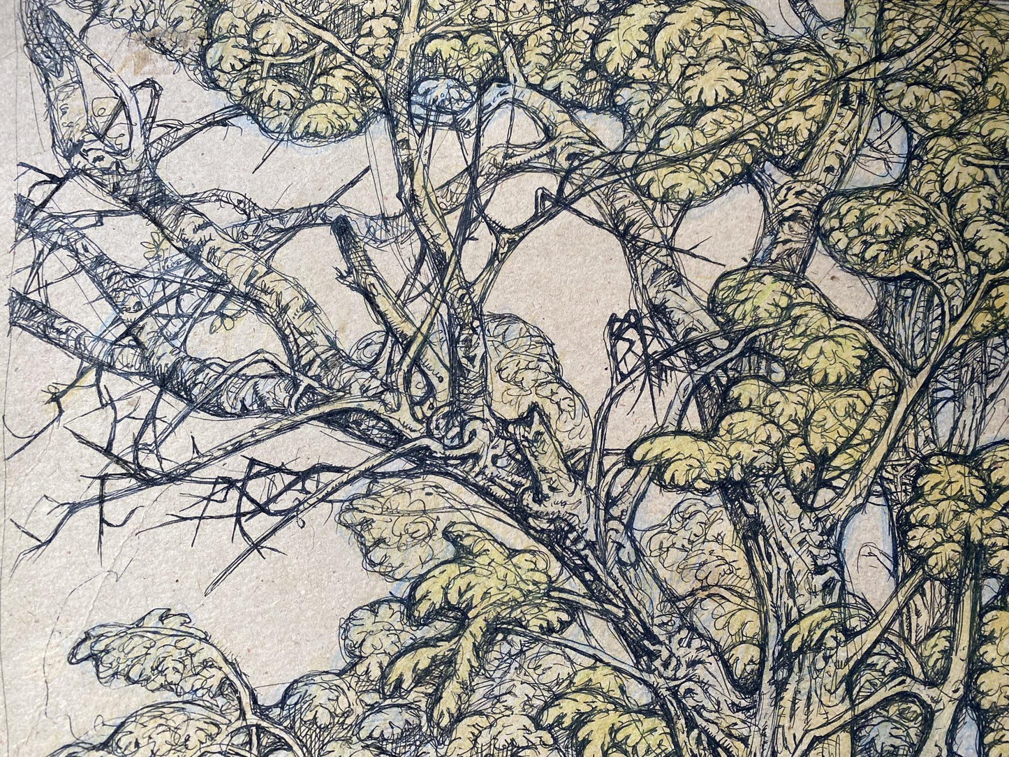 Watercolor, Ink painting Landscape Litvinov Oleg Arkad'yevich