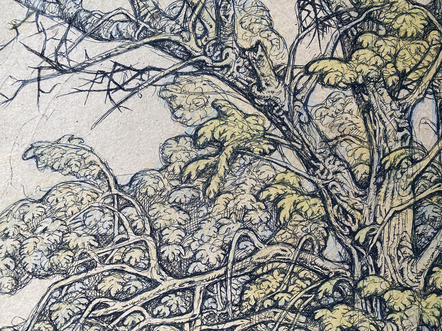 Watercolor, Ink painting Landscape Litvinov Oleg Arkad'yevich