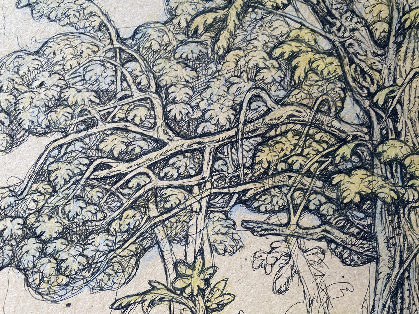 Watercolor, Ink painting Landscape Litvinov Oleg Arkad'yevich