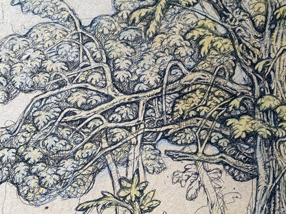 Watercolor, Ink painting Landscape Litvinov Oleg Arkad'yevich