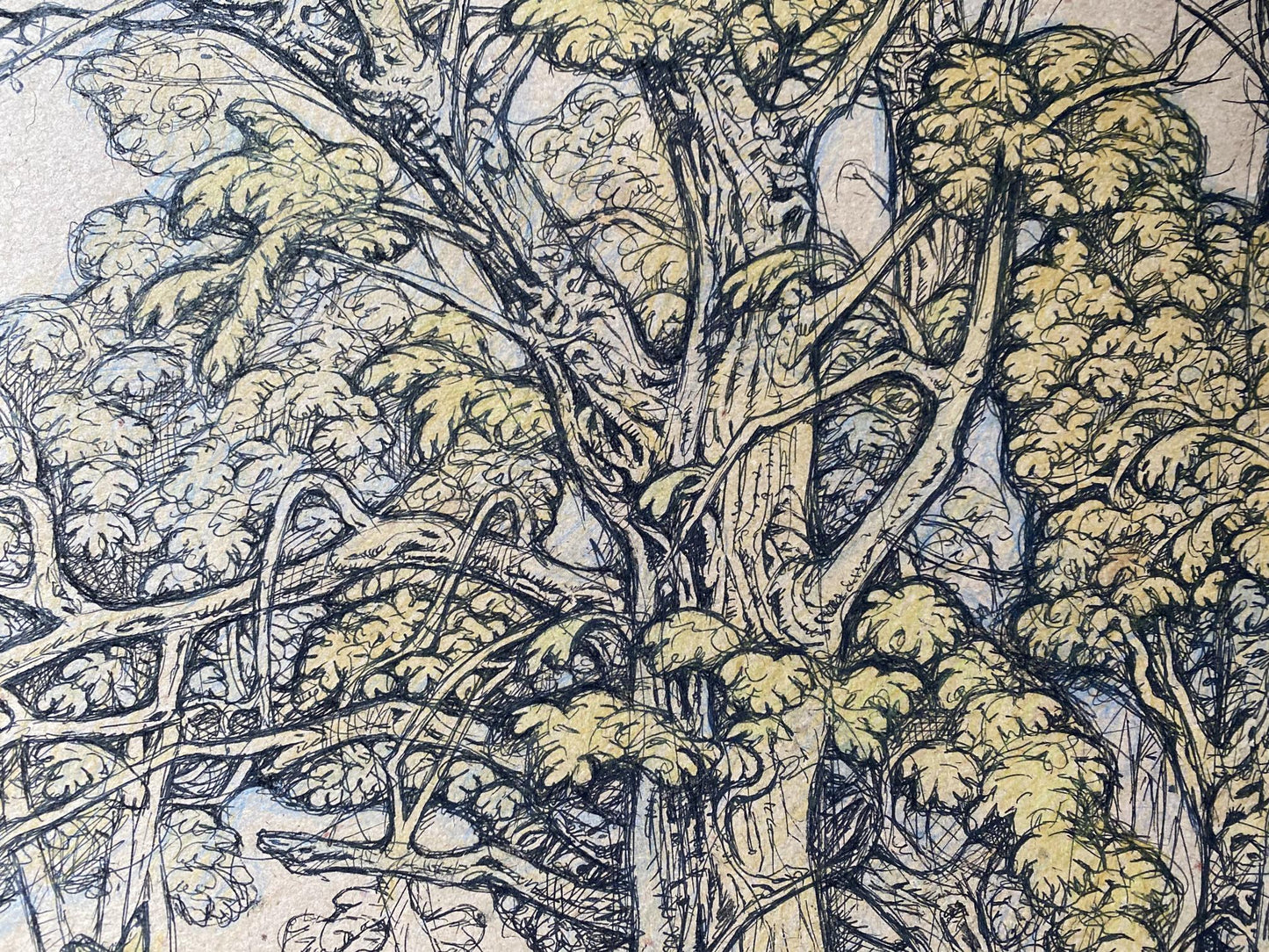 Watercolor, Ink painting Landscape Litvinov Oleg Arkad'yevich