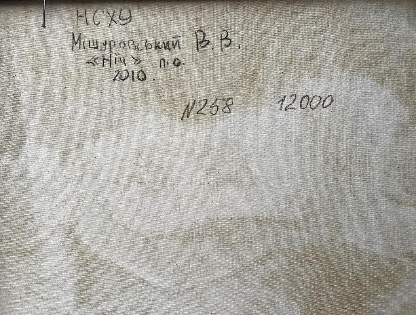 Backdrop of the painting 