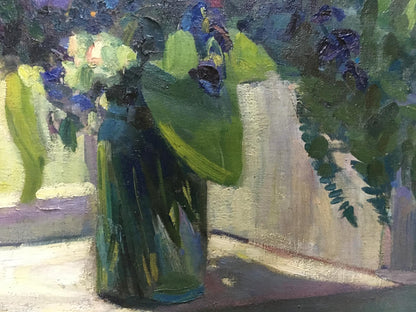 Oil painting Forest flowers Nesukai Vera Yakovlevna