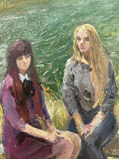Oil painting Mermaid portrait