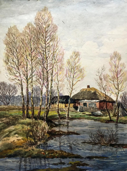 Oil painting After the rain Cherkas A.G.