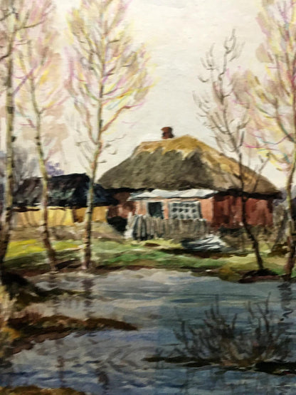 Oil painting After the rain Cherkas A.G.