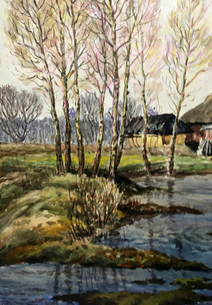 Oil painting After the rain Cherkas A.G.