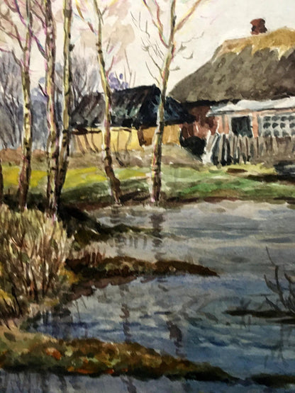 Oil painting After the rain Cherkas A.G.