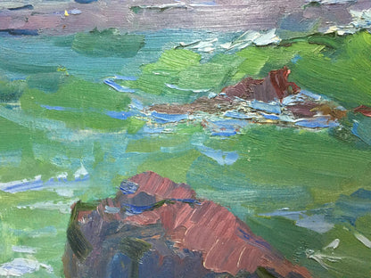 Oil painting Sea Chegodar Vasily Dmitrievich