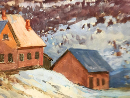 Gouache painting It's time Cherkas A.G.