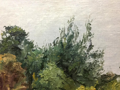 Oil painting Near the forest Yakovlev B. N.