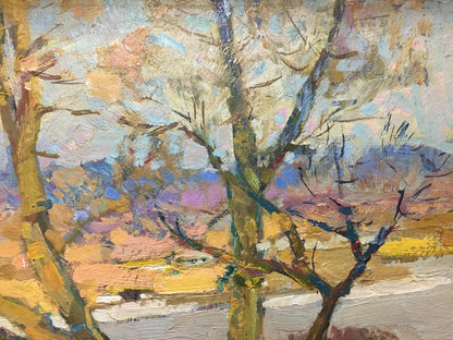 Oil painting Early winter Zakharov Fedor Zakharovich