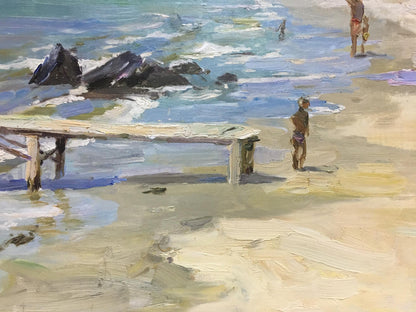 Oil painting Sea shore Dmitriev Alexander Vladimirovich