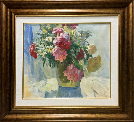 Oil painting Flowers Petr Volsky