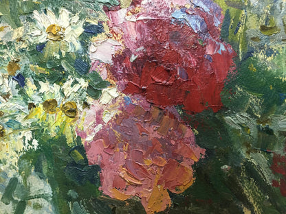 Oil painting Flowers Petr Volsky