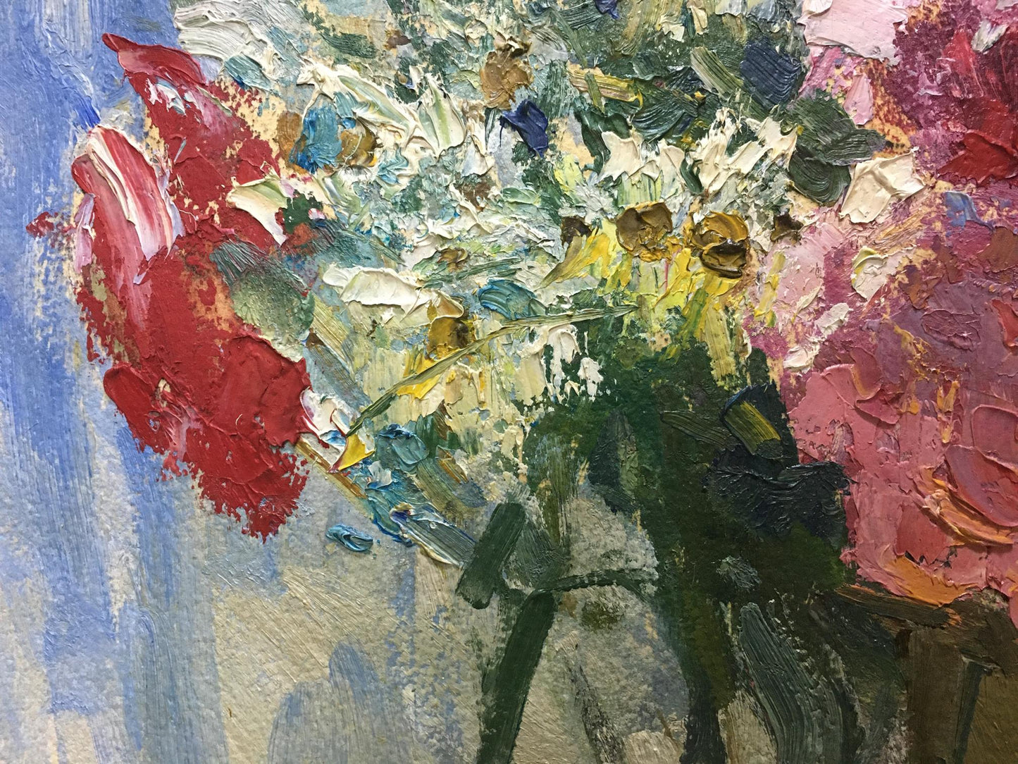 Oil painting Flowers Petr Volsky