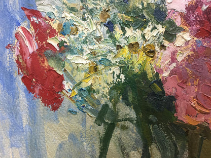 Oil painting Flowers Petr Volsky
