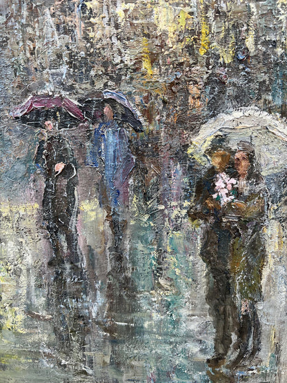 Oil painting Cityscape