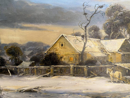 houses painting art