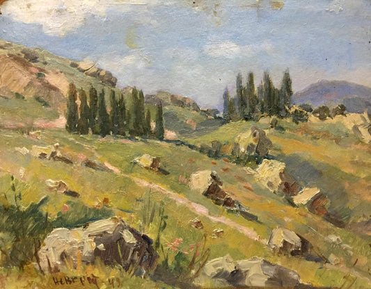 Oil painting Mountain